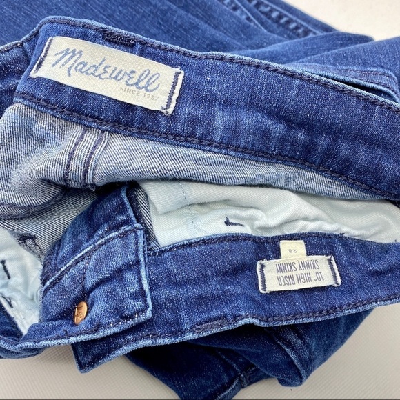 Madewell 10” High Riser Skinny Skinny - Picture 8 of 11